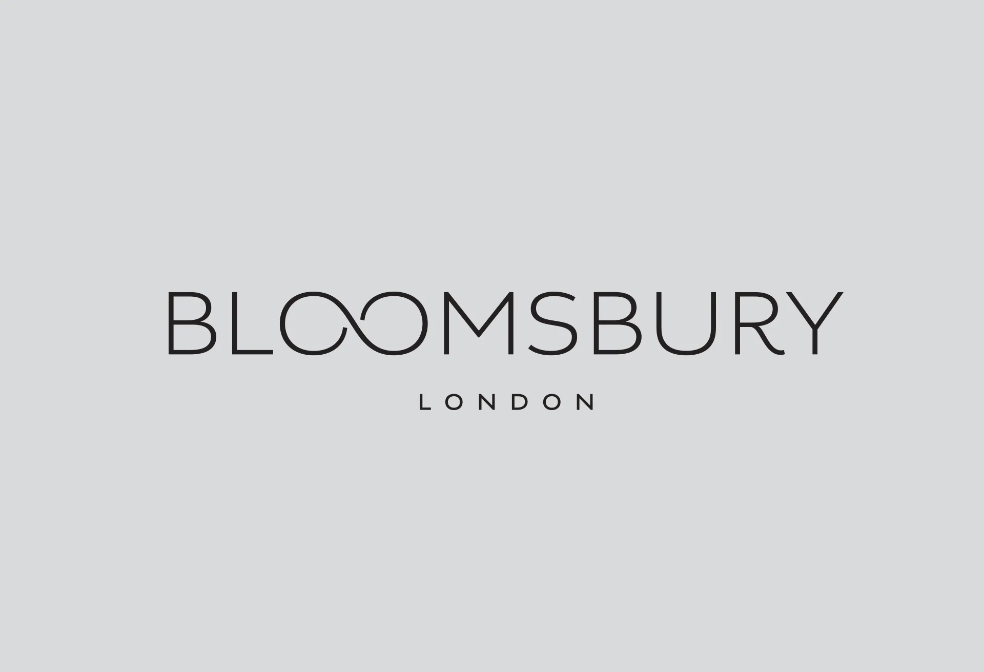 The Bloomsbury London wordmark set on a pale grey ground.