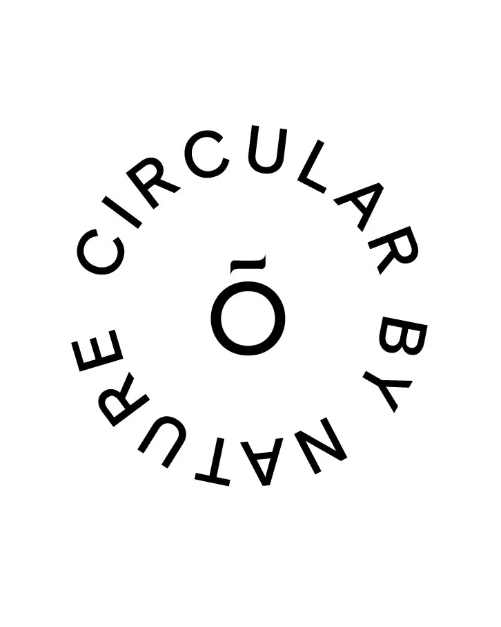 The Circular by Nature roundel, its letters set around the Kōraru mark.